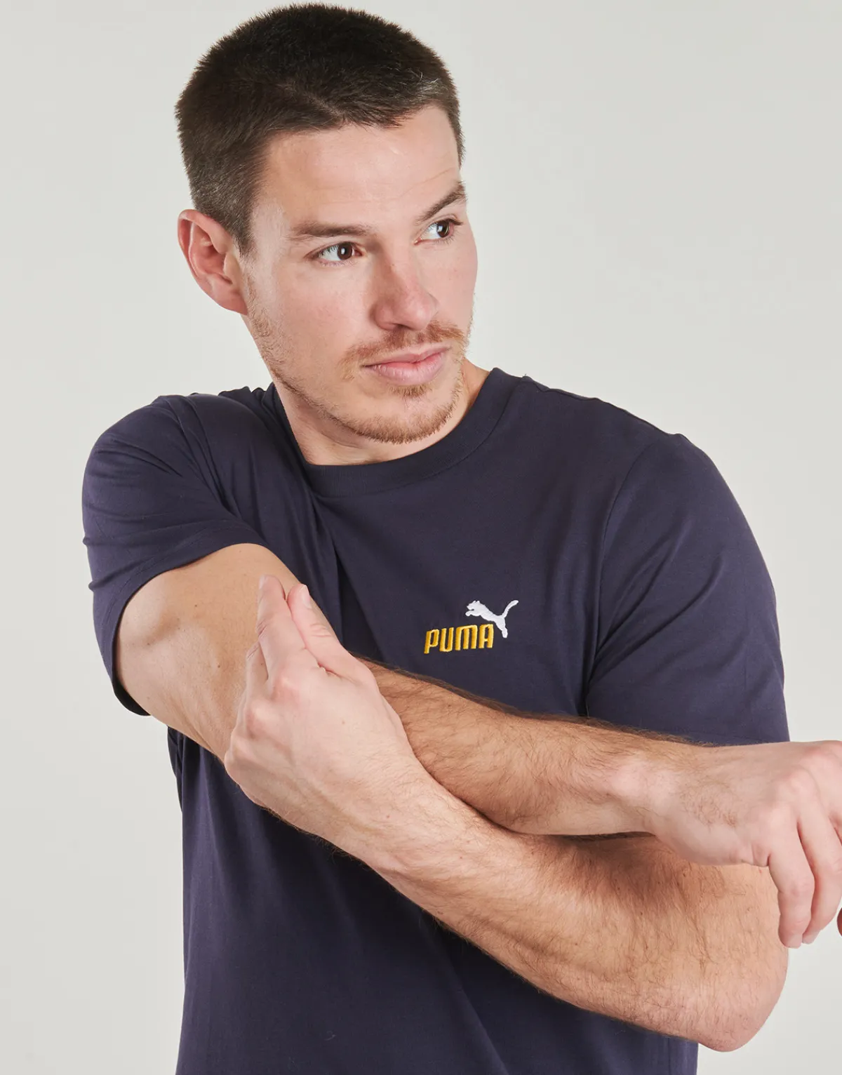 Puma ESS 2 COLOR SMALL LOGO TEE-Homme T-Shirts & Polos