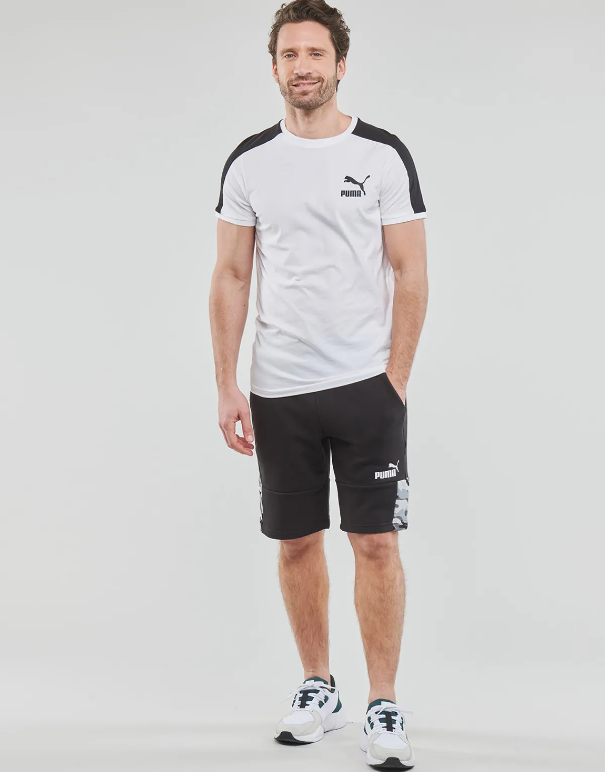 Puma ESS BLOCK CAMO-Homme Shorts & Bermudas
