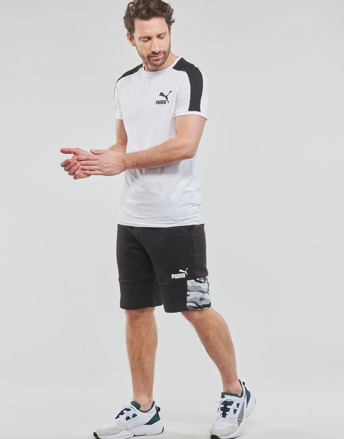 Puma ESS BLOCK CAMO-Homme Shorts & Bermudas