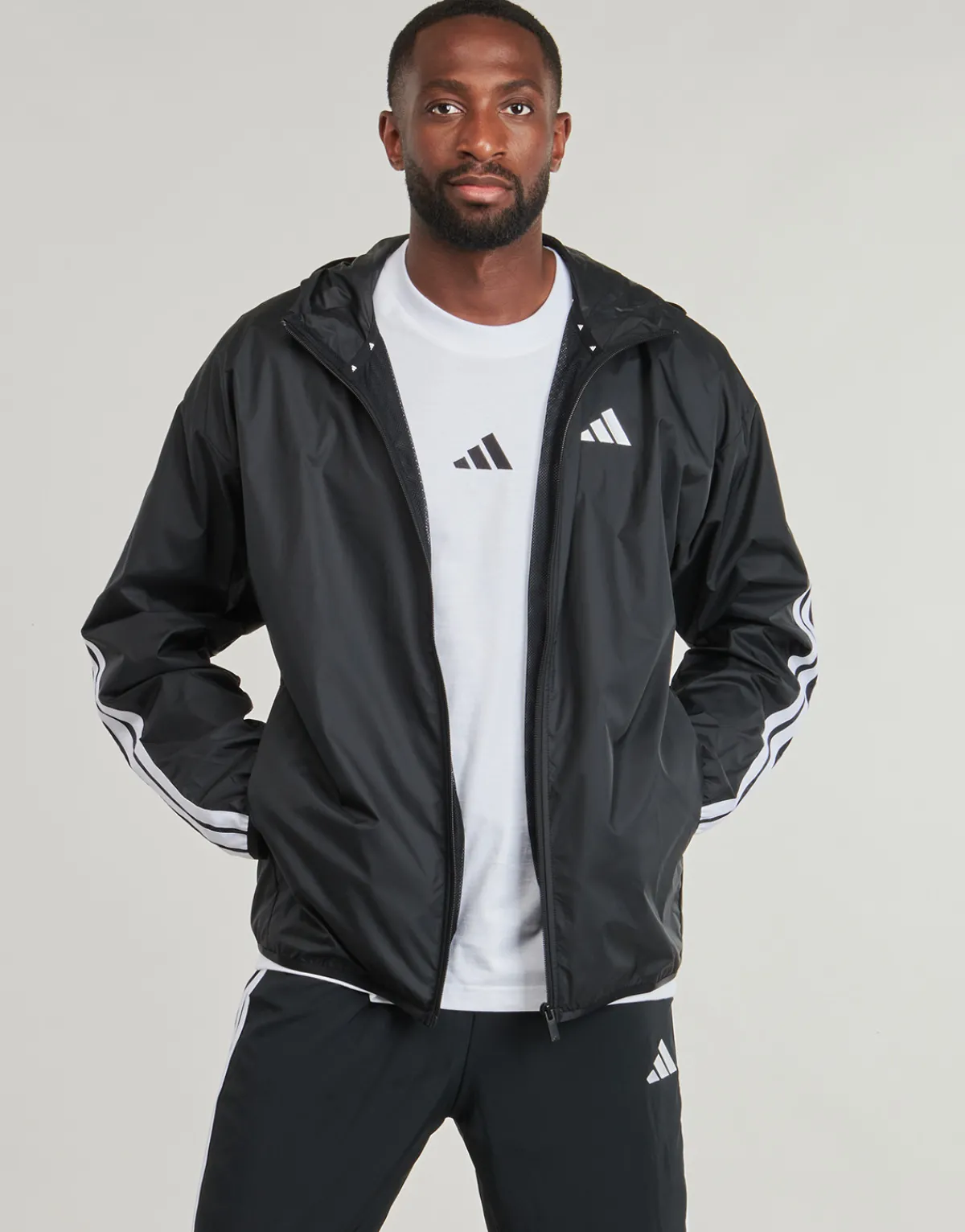adidas Essentials 3-Stripes Windbreaker-Homme Vestes