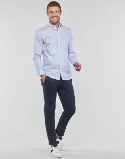 Selected ETHAN MICRO MOTIF SLIM FIT-Homme Chemises