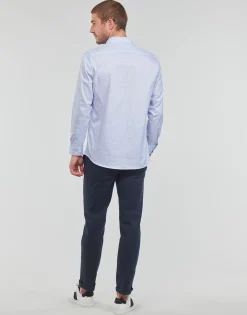 Selected ETHAN MICRO MOTIF SLIM FIT-Homme Chemises