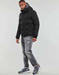 Superdry EVEREST SHORT HOODED PUFFER-Homme Manteaux