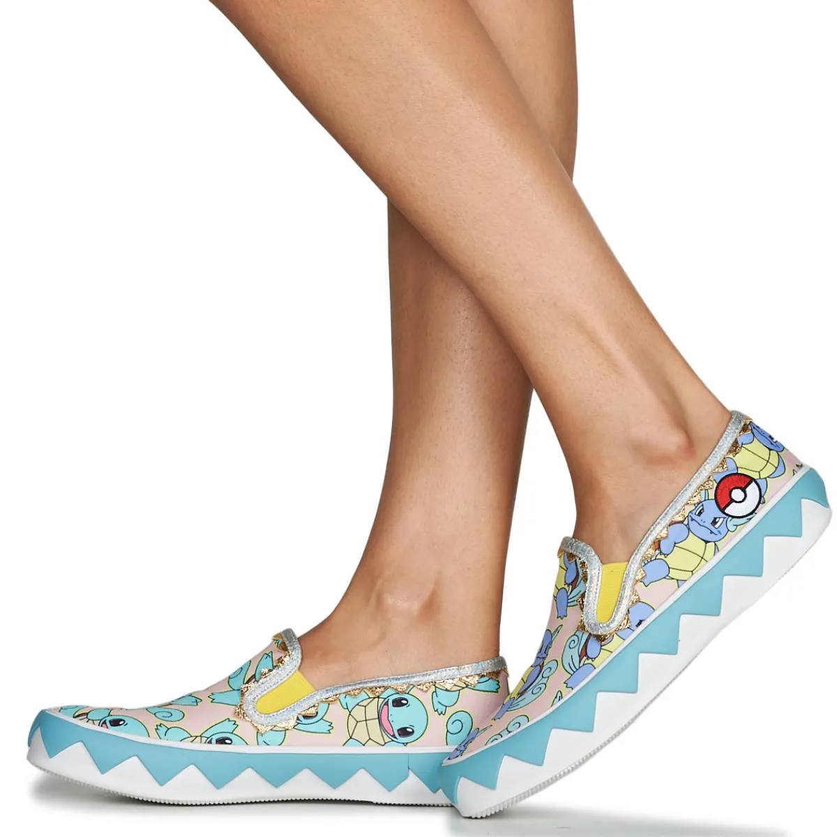 Irregular Choice Every Day Is An Adventure-Homme Slip Ons