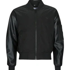 Calvin Klein Jeans FAUX LEATHER BOMBER JACKET-Homme Vestes