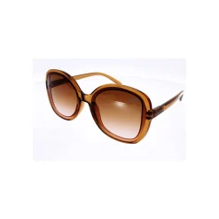Okkia femme SUN Modèle 019 Anna marron translucide en indice 2-Homme Lunettes De Soleil