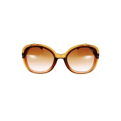 Okkia femme SUN Modèle 019 Anna marron translucide en indice 2-Homme Lunettes De Soleil