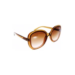 Okkia femme SUN Modèle 019 Anna marron translucide en indice 2-Homme Lunettes De Soleil