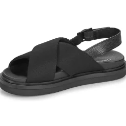 Calvin Klein Jeans FLAT MOLDED CRXS SLING SANDAL CV-Homme Sandales Et Nu-Pieds