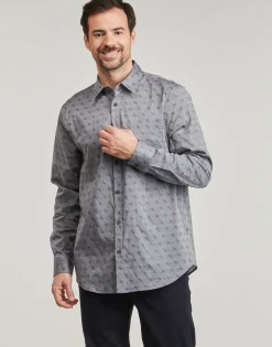 Guess 4G JACQUARD SHIRT-Homme Chemises