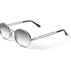 Xlab GIAVA Lunettes de soleil, Argent/Fumée, 51 mm-Homme Lunettes De Soleil