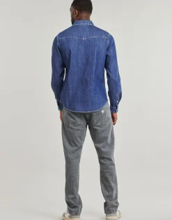 Guess GJ SLIM LS DENIM-Homme Chemises