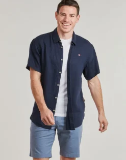 Napapijri G-LINEN-Homme Chemises