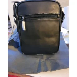 David William Grande sacoche en cuir de vachette gras-Homme Besaces / Sacs Bandoulière