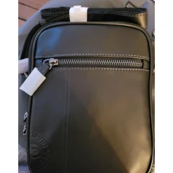 David William Grande sacoche en cuir de vachette gras-Homme Besaces / Sacs Bandoulière