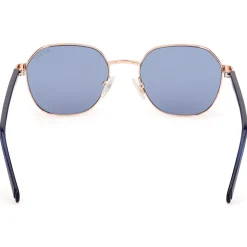 Guess GU00116 Lunettes de soleil, Or/Bleu, 51 mm-Homme Lunettes De Soleil