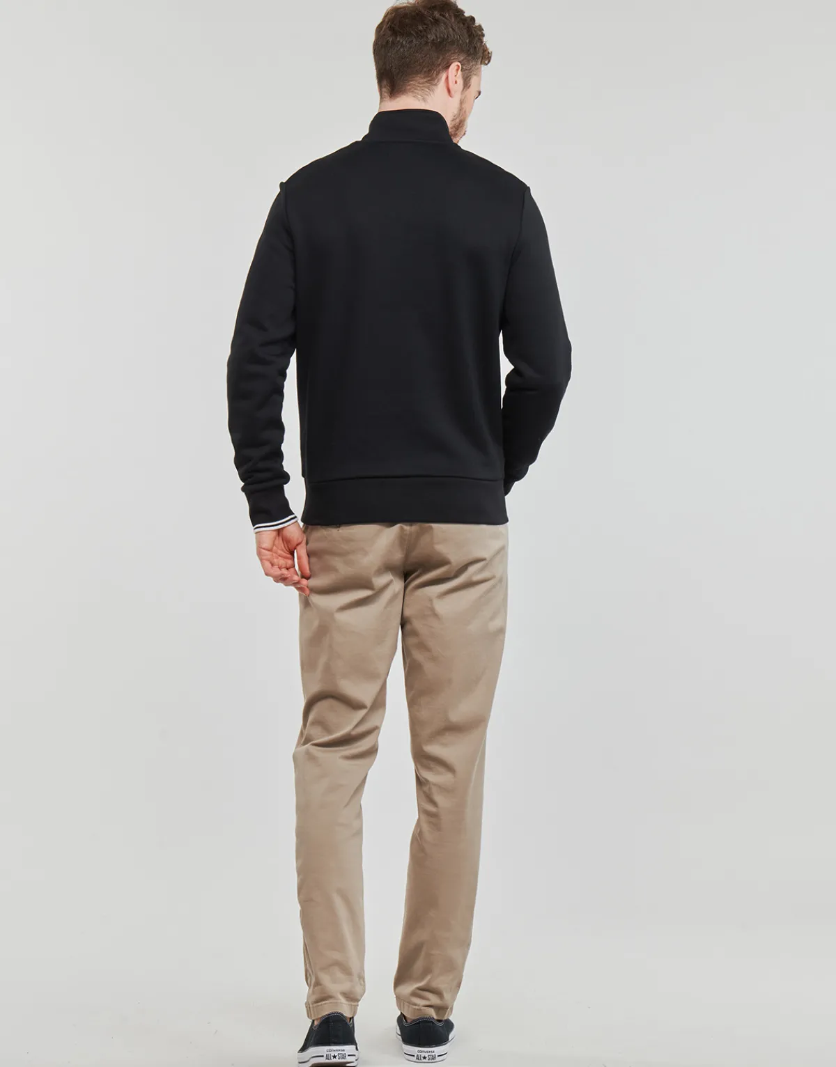 Fred Perry HALF ZIP SWEATSHIRT-Homme Sweats & Polaires
