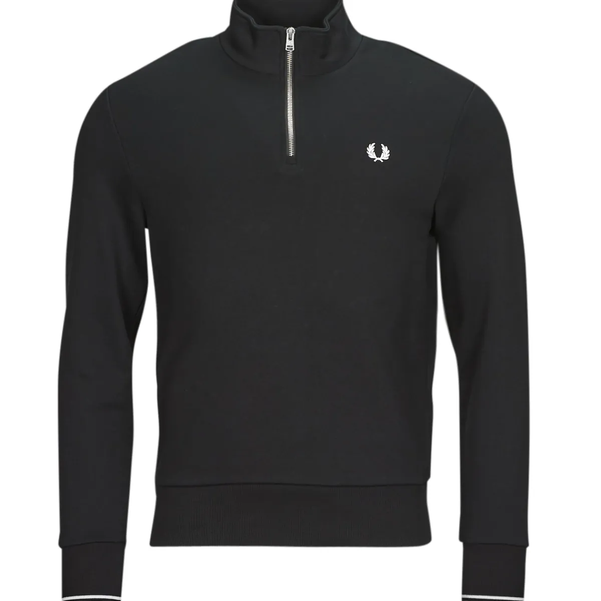 Fred Perry HALF ZIP SWEATSHIRT-Homme Sweats & Polaires