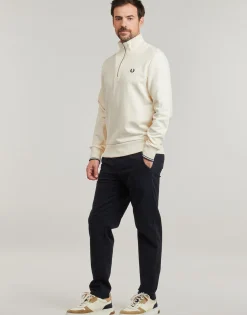 Fred Perry HALF ZIP SWEATSHIRT-Homme Sweats & Polaires