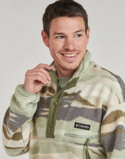 Columbia HELVETIA II PRINTED HALF SNAP FLEECE-Homme Randonnée