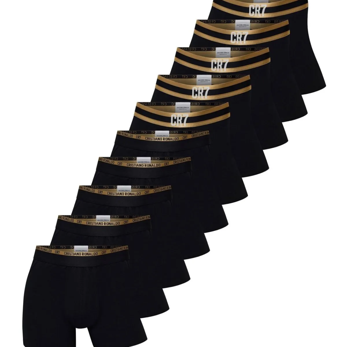 Cristiano Ronaldo CR7 Homme Caleçon Paquet de 10-Homme Caleçons