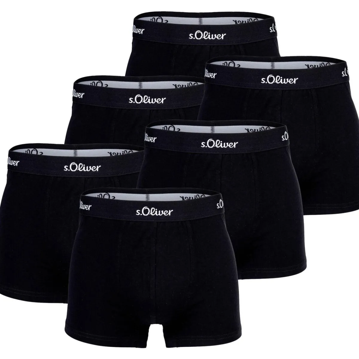 S.Oliver Homme Caleçon Paquet de 6-Homme Caleçons