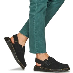 Dr. Martens JORGE II Black E.H SUEDE-Homme Mules / Sabots