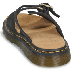 Dr. Martens Josef Black Suede-Homme Mules / Sabots