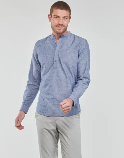 Jack & Jones JPRBLASUMMER HALF PLACKET SHIRT L/S-Homme Chemises