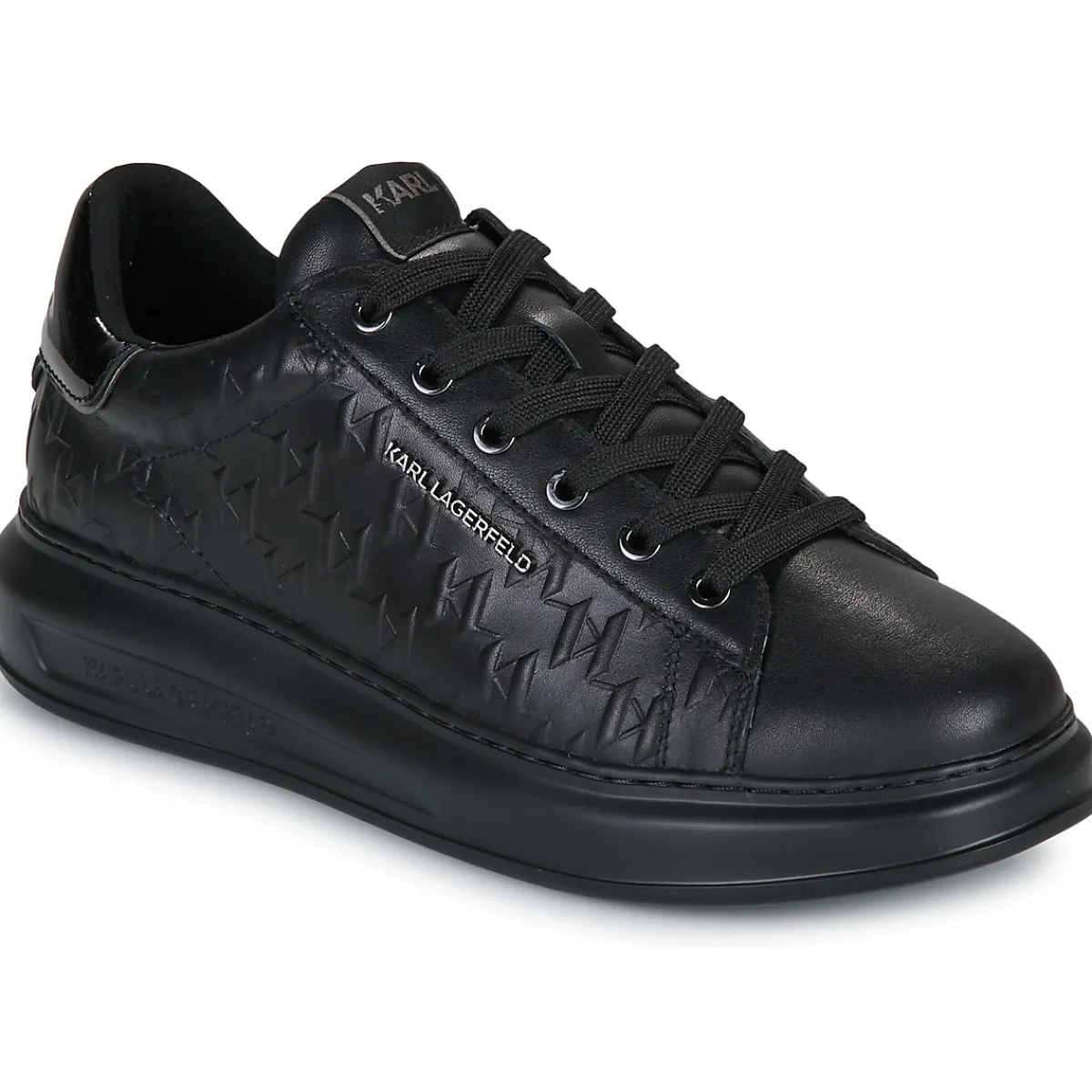 Karl Lagerfeld KAPRI MENS Monogram Emboss Lo-Homme Baskets Mode
