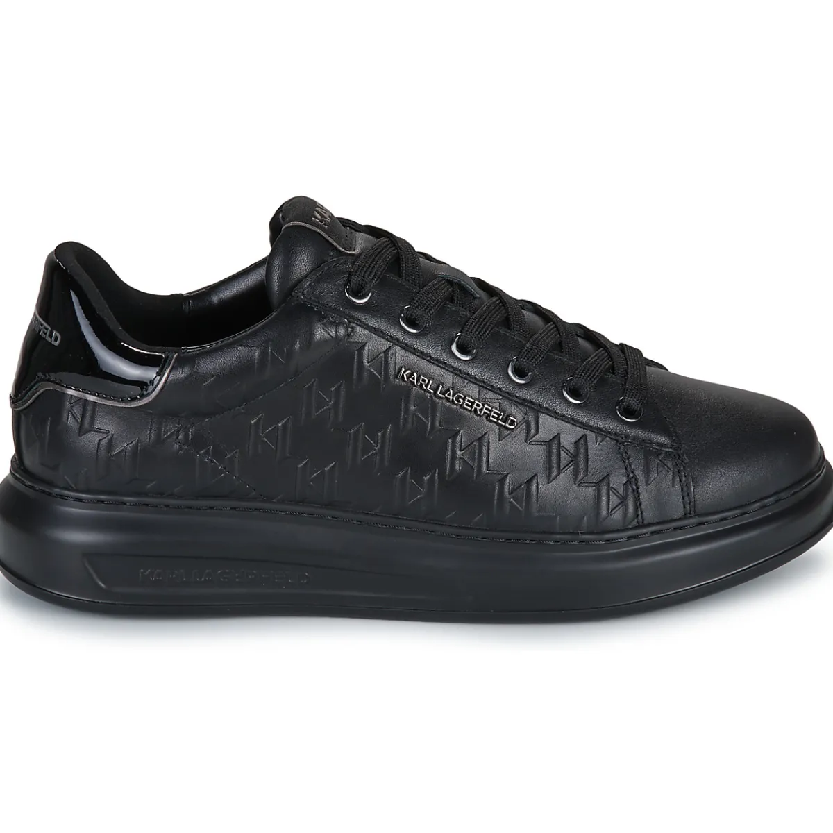 Karl Lagerfeld KAPRI MENS Monogram Emboss Lo-Homme Baskets Mode