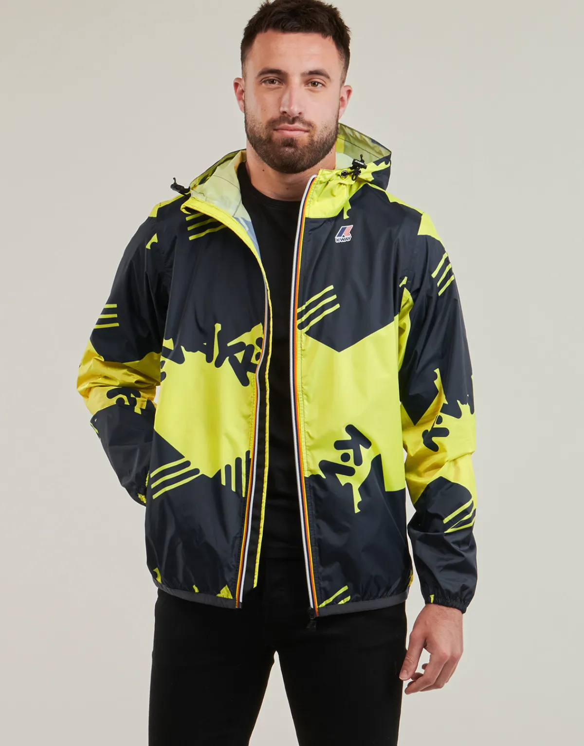 K-Way LE VRAI 3.0 CLAUDE GRAPHIC-Homme Vestes|Vestes