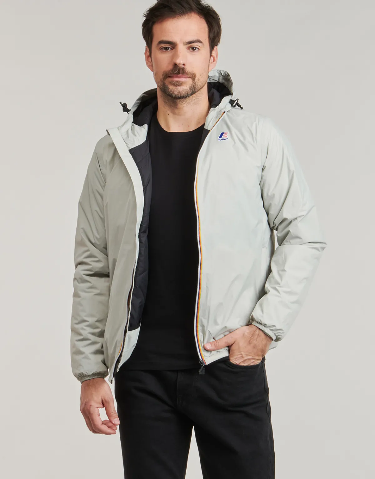 K-Way LE VRAI 4.0 CLAUDE WARM 100% NYLON RECYCLED-Homme Vestes|Vestes