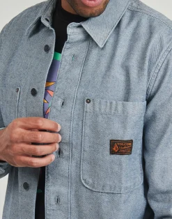 Volcom LEVELSTONE LS-Homme Chemises
