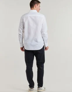Calvin Klein Jeans LINEN COTTON SHIRT-Homme Chemises