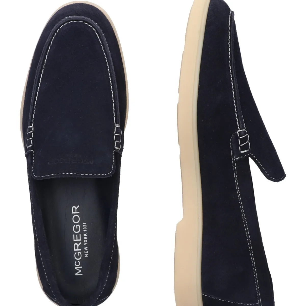 Mcgregor Loafer Lewis Navy-Homme Slip Ons