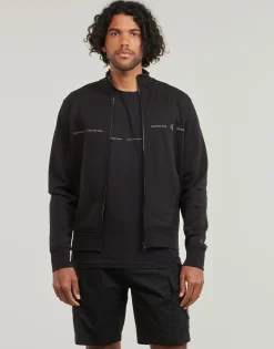 Calvin Klein Jeans LOGO REPEAT ZIP THROUGH-Homme Sweats & Polaires