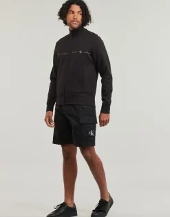 Calvin Klein Jeans LOGO REPEAT ZIP THROUGH-Homme Sweats & Polaires