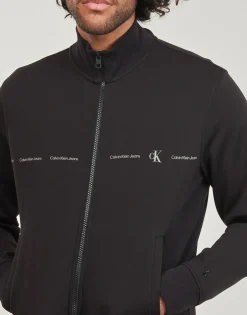 Calvin Klein Jeans LOGO REPEAT ZIP THROUGH-Homme Sweats & Polaires