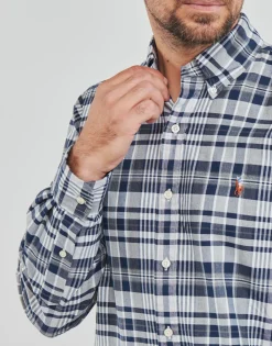 Polo Ralph Lauren LONG SLEEVE-SPORT SHIRT-Homme Chemises