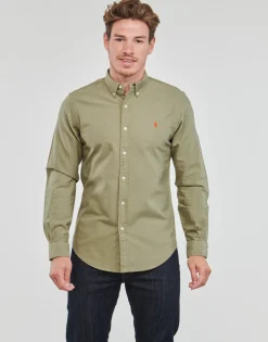 Polo Ralph Lauren LONG SLEEVE-SPORT SHIRT-Homme Chemises