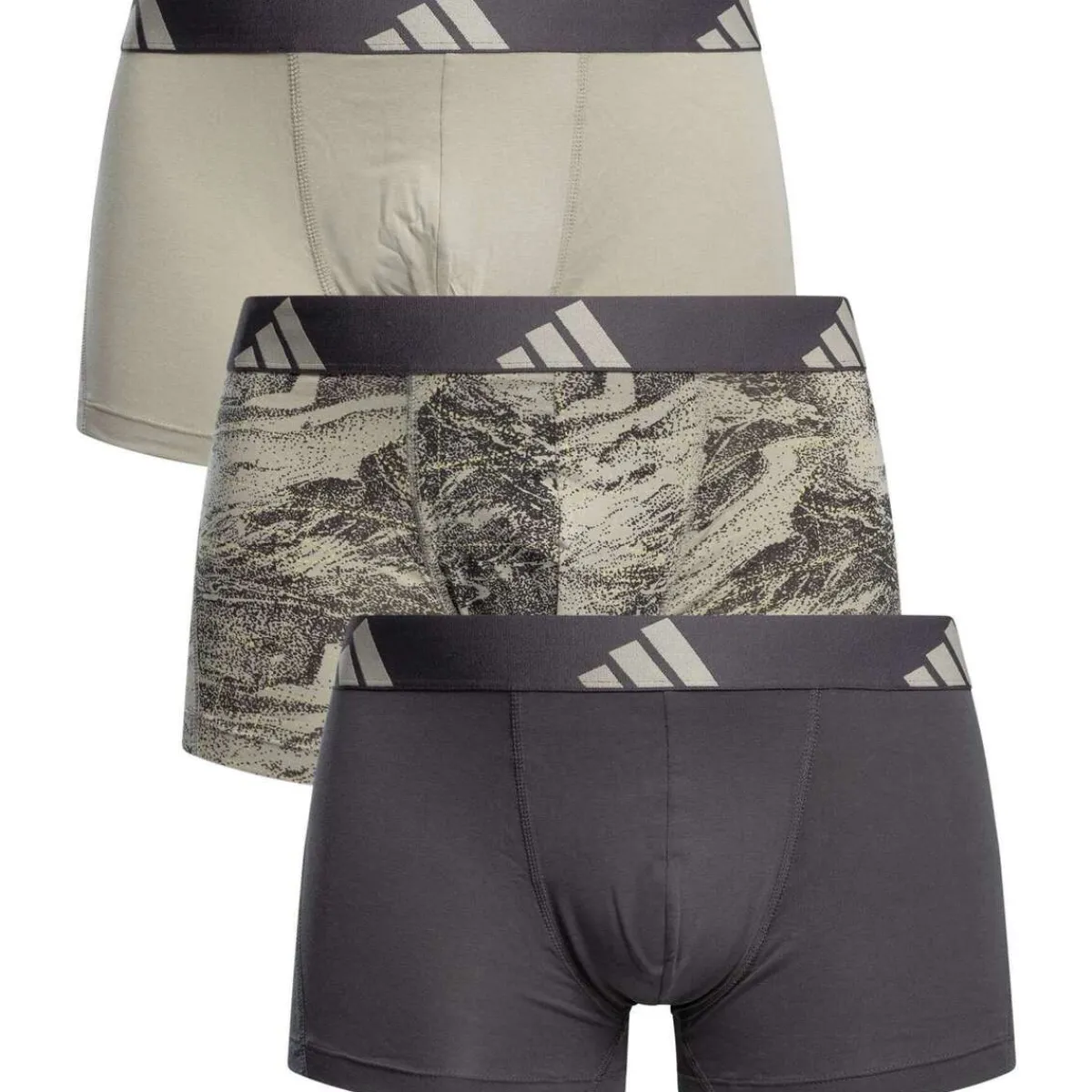 adidas Lot de 3 boxers Active Flex en coton-Homme Caleçons
