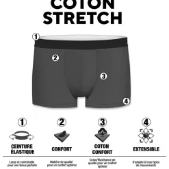 Pierre Cardin Lot de 8 boxers homme en coton French-Homme Boxers