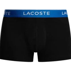 Lacoste Lot de 3 malles en coton extensible-Homme Caleçons