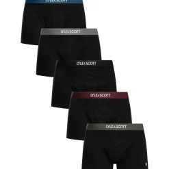 Lyle & Scott Lot de 5 malles Henrick-Homme Caleçons