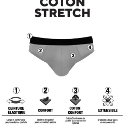 Pierre Cardin Lot de 3 slips homme en coton Claudio-Homme Slips