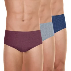 Eminence Lot de 3 slips taille haute fermé homme Trio Fantaisie-Homme Slips