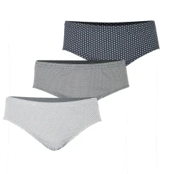 Eminence Lot de 3 slips taille haute fermé homme Trio Fantaisie-Homme Slips