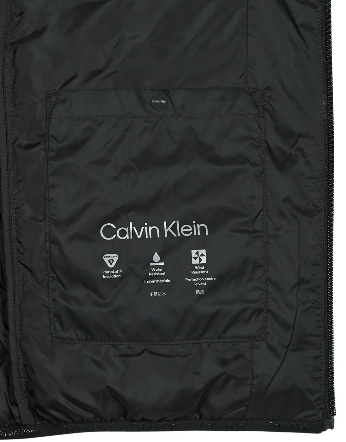 Calvin Klein Jeans LS LT WT NYLON CHANNELED PUFFER-Homme Manteaux