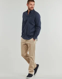 Guess LS SUNSET MELANGE SHIRT-Homme Chemises